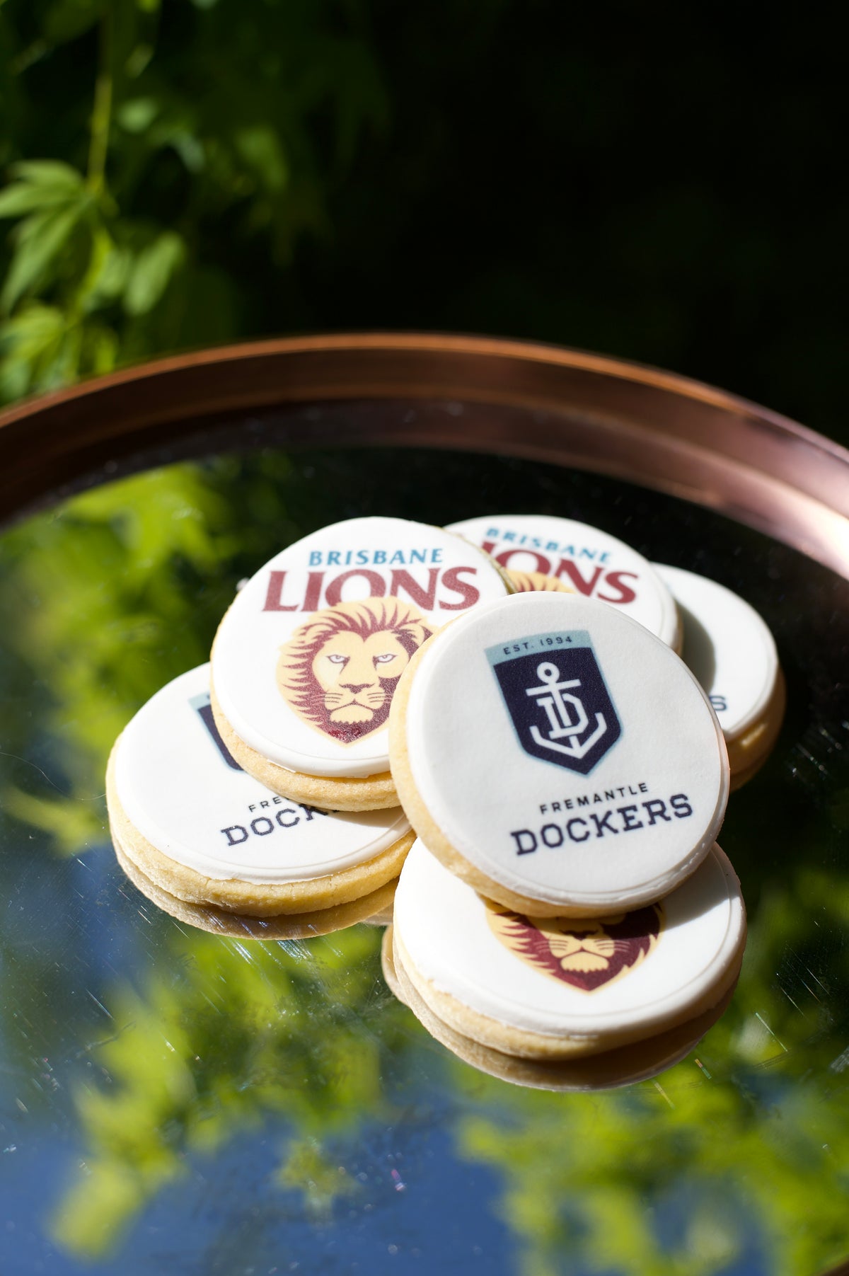 Sugar cookies - Brisbane Vs Fremantle - 12 pack mixed