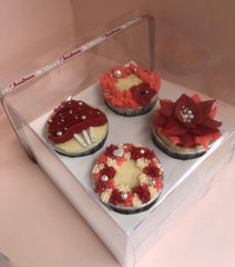 Pinkmas Cupcakes - 4 pack